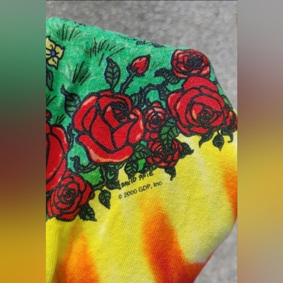 Vtg Y2K Liquid Blue Grateful Dead Summer Tour Tie Dye T-Shirt Size (L) - Picture 6 of 6
